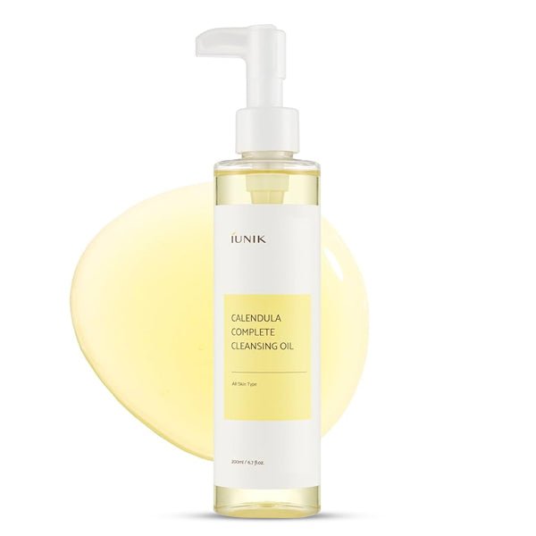 iUNIK Calendula Complete Cleansing Oil 200ml pudele ar dozatoru