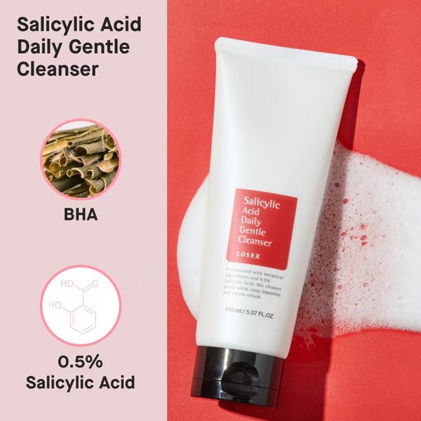 Attīrošas krēmveida putas ar salicilskābi | COSRX Salicylic acid daily gentle cleanser - KOORE