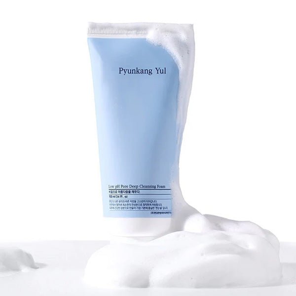 Attīrošas krēmveida putas ar zemu pH līmeni | Pyunkang Yul Low pH Pore Deep Cleansing Foam - KOORE