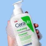 Attīrošas krēmveida putas normālai un sausai ādai | CeraVe Hydrating Cream - to - Foam Cleanser - KOORE