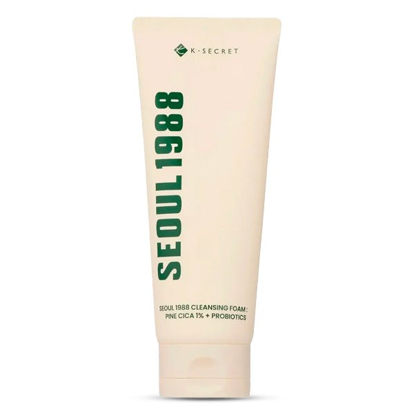 Attīrošas sejas putas ar Cica kompleksu | K - Secret Seoul 1988 Cleansing Foam Pine Cica + Probiotics - KOORE