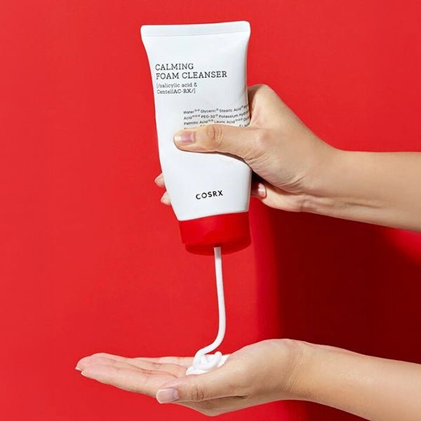Attīrošas un nomierinošas krēmveida putas | COSRX AC Collection Calming Foam Cleanser - KOORE