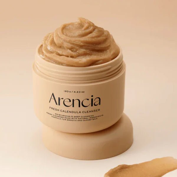 Attīrošs līdzeklis sejai ar kliņģerītēm un rīsu Mochi | Arencia Calendula Rice Mochi Cleanser - KOORE