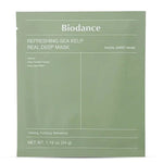 Atvēsinoša jūras aļģu hidrogela sejas maska | Biodance Refreshing Sea Kelp Real Deep Mask - KOORE