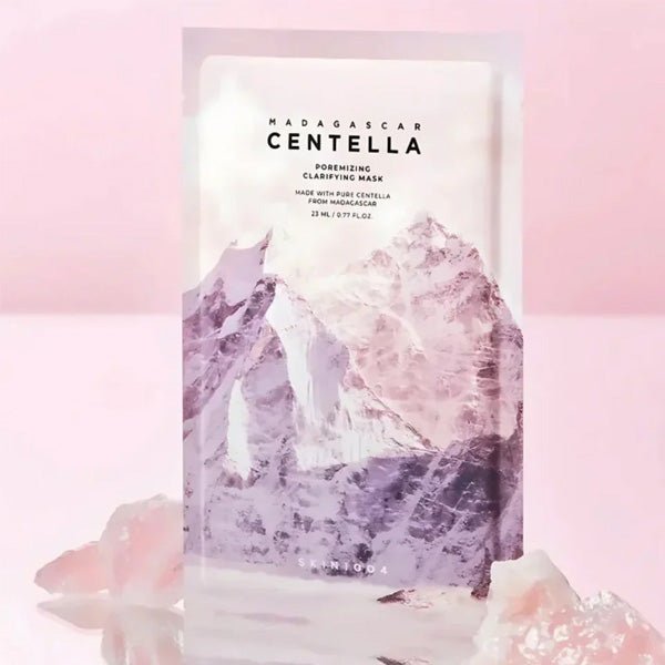 Auduma maska poru sašaurināšanai | skin1004 Madagascar Centella Poremizing Clarifying Mask - KOORE
