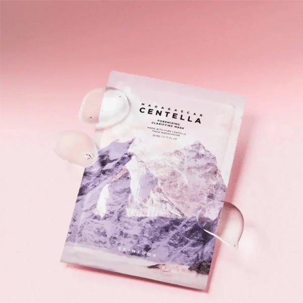 Auduma maska poru sašaurināšanai | skin1004 Madagascar Centella Poremizing Clarifying Mask - KOORE