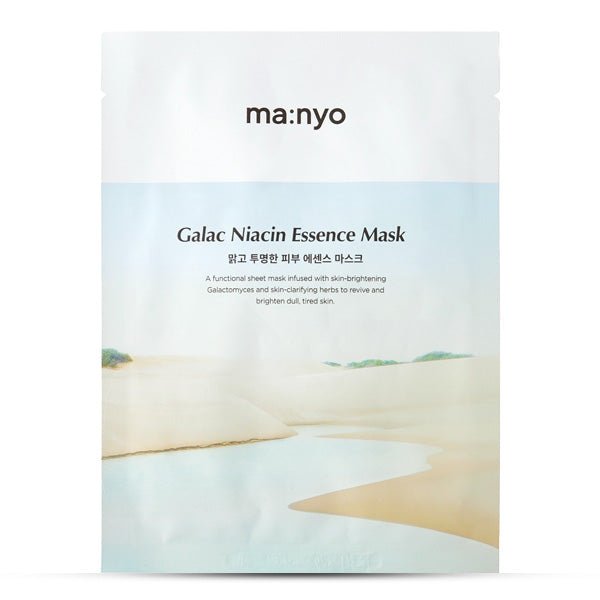Balinoša lokšņu sejas maska ar niacinamīdu | Ma:nyo Galac Niacin Essence Mask - KOORE