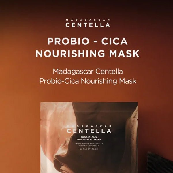 Barojoša auduma maska ar probiotiķiem | Skin1004 Madagascar Centella Probio - Cica Nourishing Mask - KOORE