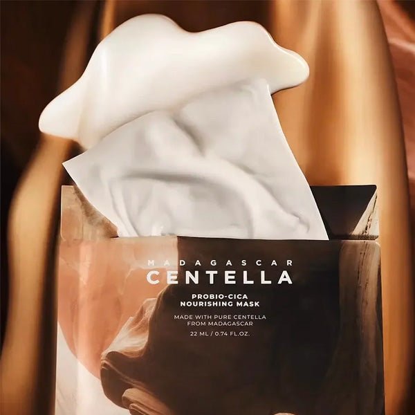 Barojoša auduma maska ar probiotiķiem | Skin1004 Madagascar Centella Probio - Cica Nourishing Mask - KOORE