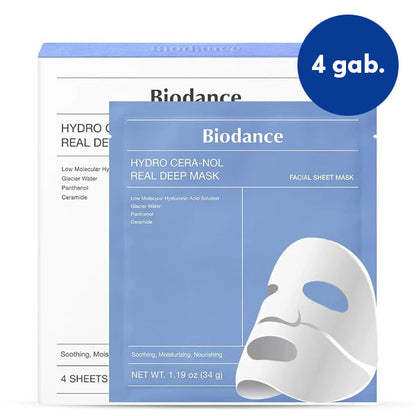 Hidrogēla sejas maska ar hialuronskābi | Biodance Hydro Cera-nol Real Deep Mask
