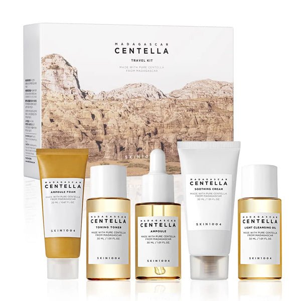 Ceļojuma komplekts ikdienas ādas kopšanai | skin1004 Madagascar Centella Travel Kit - KOORE