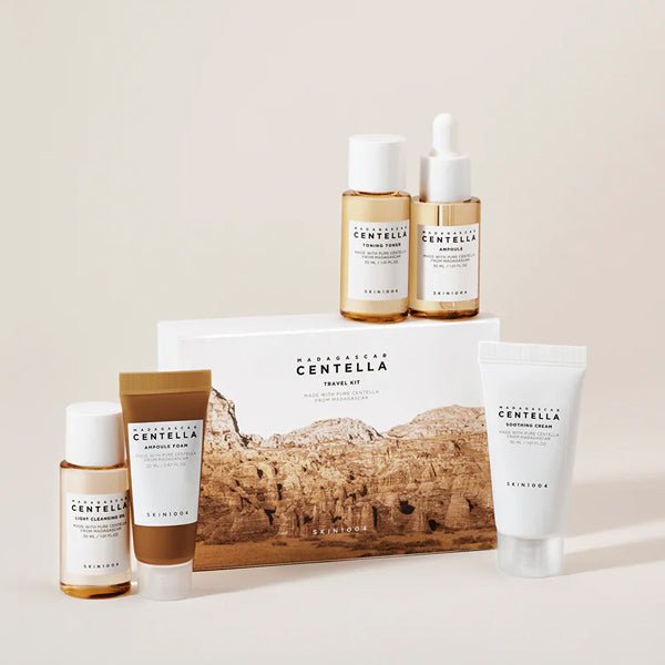 Ceļojuma komplekts ikdienas ādas kopšanai | skin1004 Madagascar Centella Travel Kit - KOORE