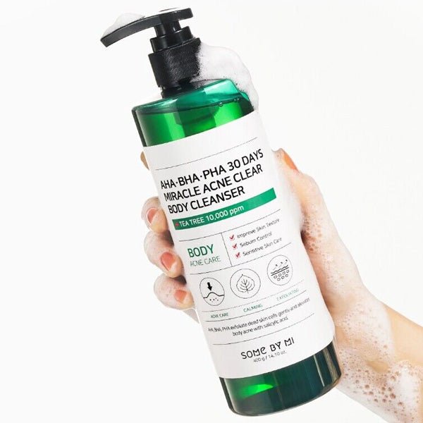 Dušas želeja problemātiskai ādai | Some by MI AHA.BHA.PHA 30 Days Miracle Acne Body Cleanser - KOORE