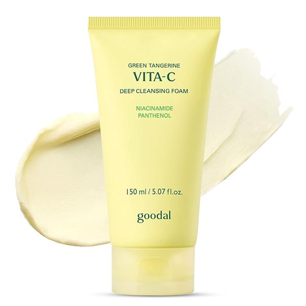 Dziļi attīrošas sejas putas ar C vitamīnu | Goodal Green Tangerine Vita C Foam - KOORE