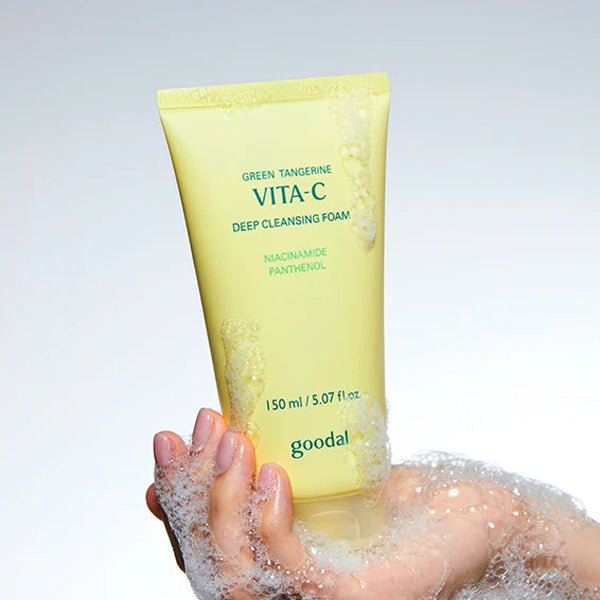 Dziļi attīrošas sejas putas ar C vitamīnu | Goodal Green Tangerine Vita C Foam - KOORE