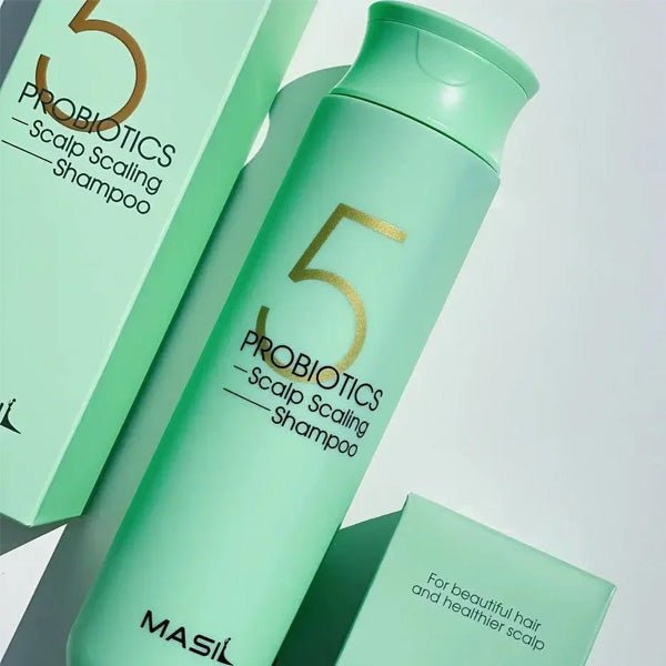 Dziļi attīrošs šampūns ar probiotikām | Masil 5 Probiotics Scalp Scaling Shampoo - KOORE