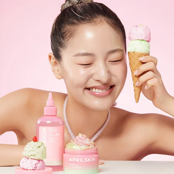 Korejas kosmētika APRILSKIN divi vienā mazgāšanas putas un maska 120g