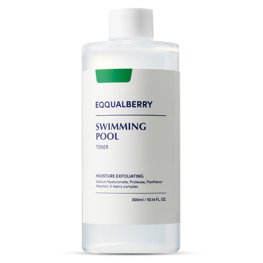 EQQUALBERRY Swimming Pool Daily Facial Toner iepakojums