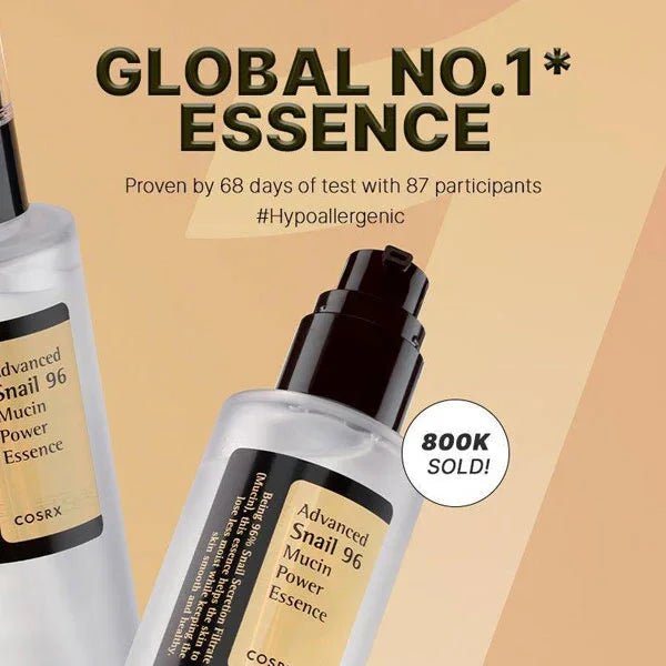 Esence sejai ar 96% gliemežu mucīna | COSRX Advanced Snail 96 Mucin Power Essence - KOORE