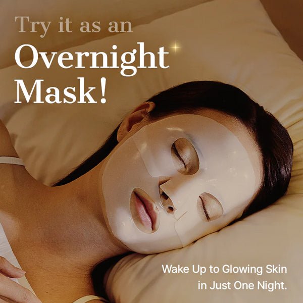 Gliemežu mucīna hidrogela maska mirdzumam | Advanced Snail Mucin Glass Glow Hydrogel Mask - KOORE