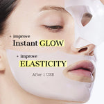 Gliemežu mucīna hidrogela maska mirdzumam | Advanced Snail Mucin Glass Glow Hydrogel Mask - KOORE