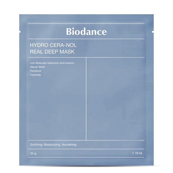 Hidrogēla sejas maska ar hialuronskābi | Biodance Hydro Cera - nol Real Deep Mask - KOORE