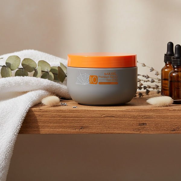 Intensīvi atjaunojoša matu maska ar proteīniem un keratīnu | Masil 10 Premium Repair Hair Mask - KOORE