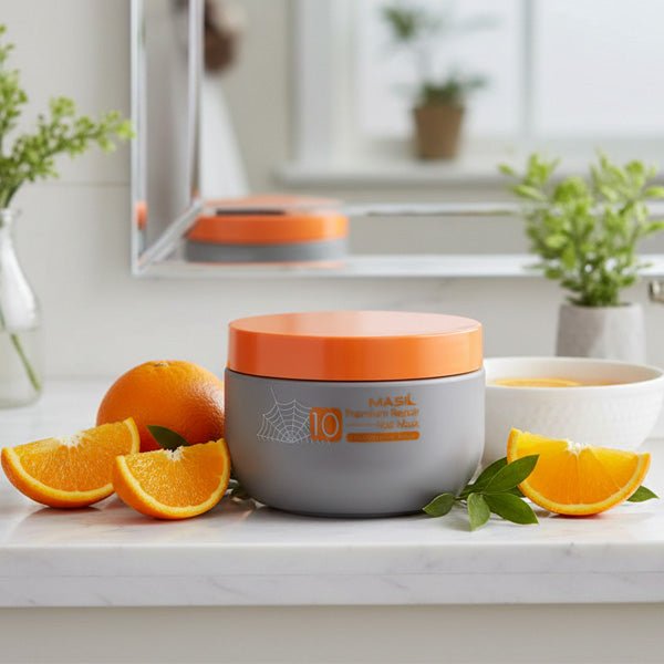 Intensīvi atjaunojoša matu maska ar proteīniem un keratīnu | Masil 10 Premium Repair Hair Mask - KOORE