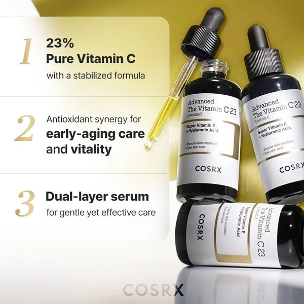 Intensīvs 23% C vitamīna serums | COSRX Advanced The Vitamin C 23 serum - KOORE