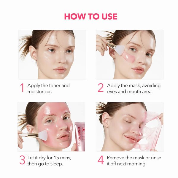 Korejas kosmētika APRILSKIN nakts maska pret pigmentāciju un post-akni 80ml