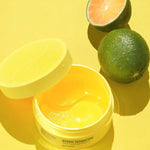 izgaismojoši acu patči ar C vitamīnu | Goodal Green Tangerine Vita C Dark Spot Care Eye Patch Alpha - KOORE