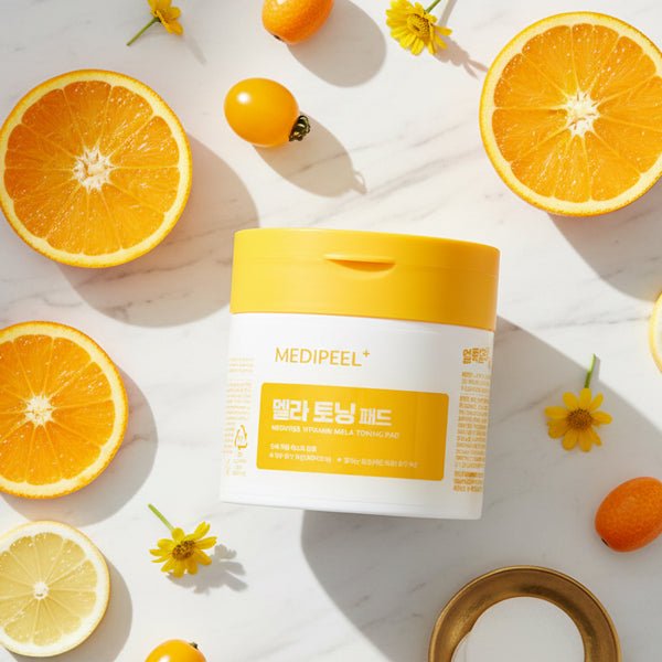 Izgaismojoši vates diski sejai | Medi - Peel Vitamin Mela Toning Pad - KOORE