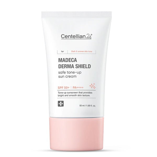Izgaismojošs sauleskrēms ar SPF50+ | Centellian24 Madeca Tone - Up Sun - KOORE