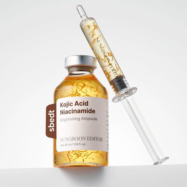 Izgaismojošs serums pret pigmentāciju ar kojikskābi un niacinamīdu | Sungboon Editor Kojic Acid Niacinamide Brightening Ampoule - KOORE