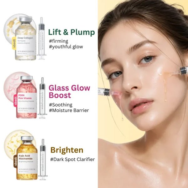 Izgaismojošs serums pret pigmentāciju ar kojikskābi un niacinamīdu | Sungboon Editor Kojic Acid Niacinamide Brightening Ampoule - KOORE