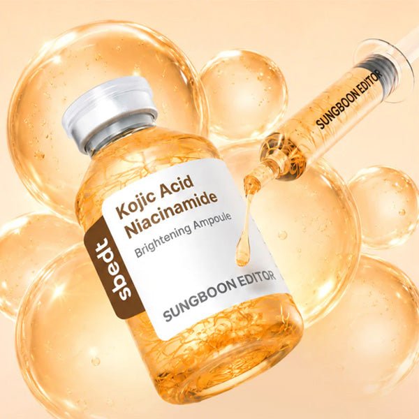 Izgaismojošs serums pret pigmentāciju ar kojikskābi un niacinamīdu | Sungboon Editor Kojic Acid Niacinamide Brightening Ampoule - KOORE