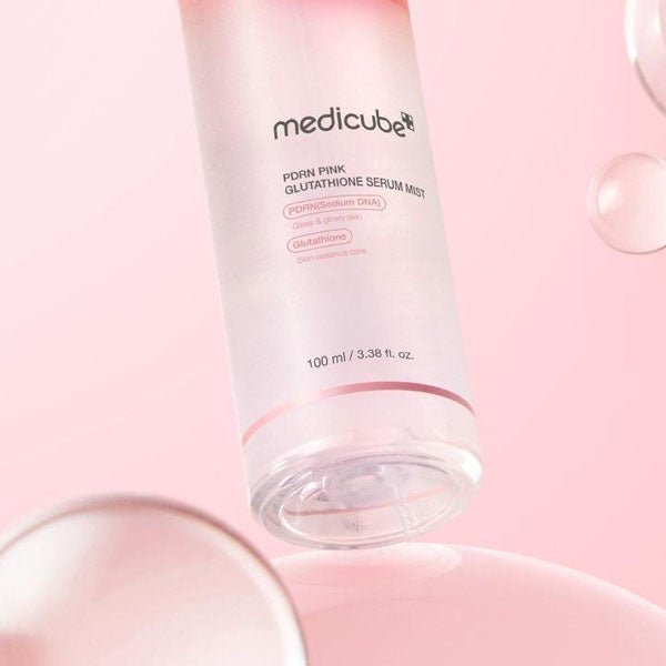 Izsmidzināms serums ādas mirdzumam ar PDRN | Medicube PDRN Pink Glutathione Serum Mist - KOORE