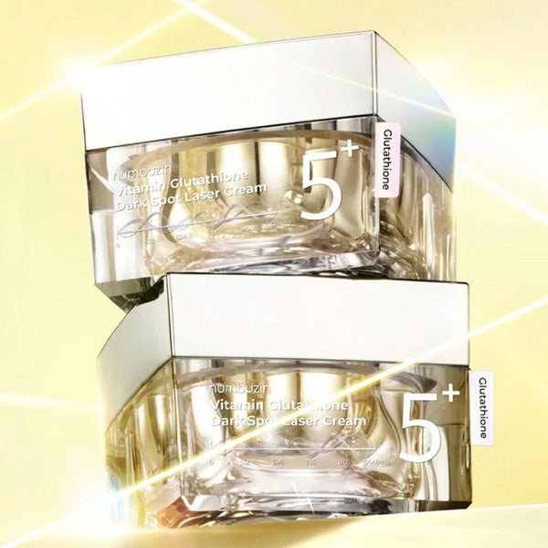 Koncentrēts "lāzera efekta" krēms pret pigmentāciju | Numbuzin No.5+ Vitamin Glutathione Dark Spot Laser Cream - KOORE