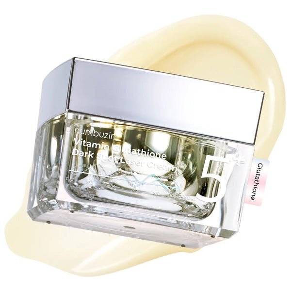 Koncentrēts "lāzera efekta" krēms pret pigmentāciju | Numbuzin No.5+ Vitamin Glutathione Dark Spot Laser Cream - KOORE