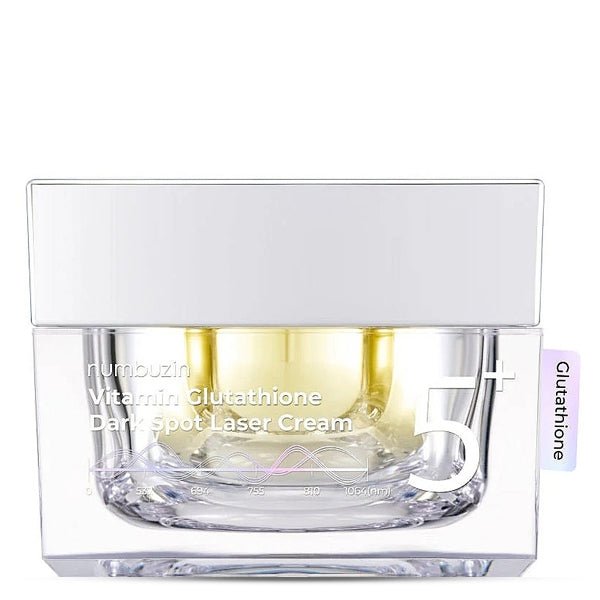 Koncentrēts "lāzera efekta" krēms pret pigmentāciju | Numbuzin No.5+ Vitamin Glutathione Dark Spot Laser Cream - KOORE
