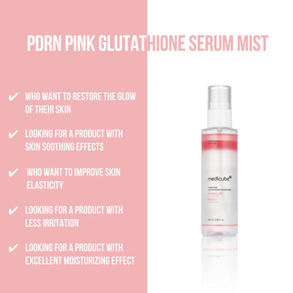 Medicube PDRN Pink Glutathione seruma migla – pieejama koore.lv