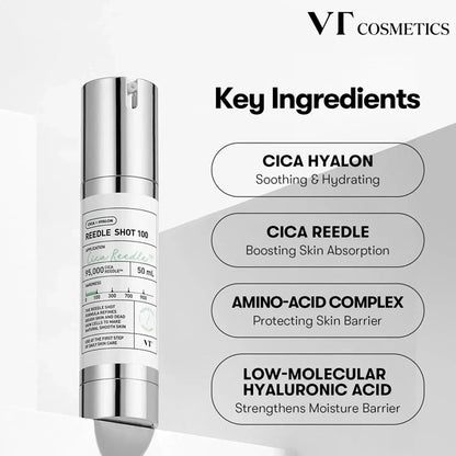 VT Cosmetics Reedle Shot 300 – mikroadatu serums ar vidēju intensitāti ādas atjaunošanai
