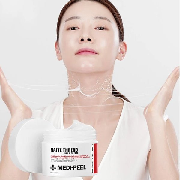 Krēms kakla ādai ar kolagēnu un peptīdiem | MediPeel Collagen Naite Thread Neck Cream Premium 2.0 - KOORE