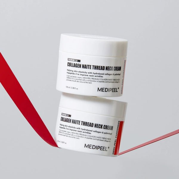 Krēms kakla ādai ar kolagēnu un peptīdiem | MediPeel Collagen Naite Thread Neck Cream Premium 2.0 - KOORE