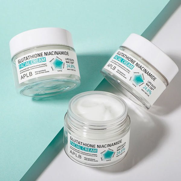 Krēms sejai mirdzumam un vienmērīgam tonim | APLB Glutathione Niacinamide Facial Cream - KOORE