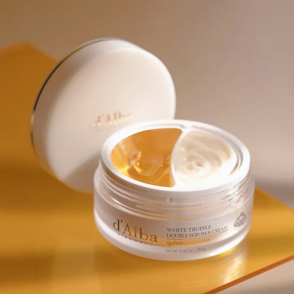 Krēms - serums ar baltās trifeles ekstraktu | d'Alba White Truffle Double Serum & Cream krēms - KOORE