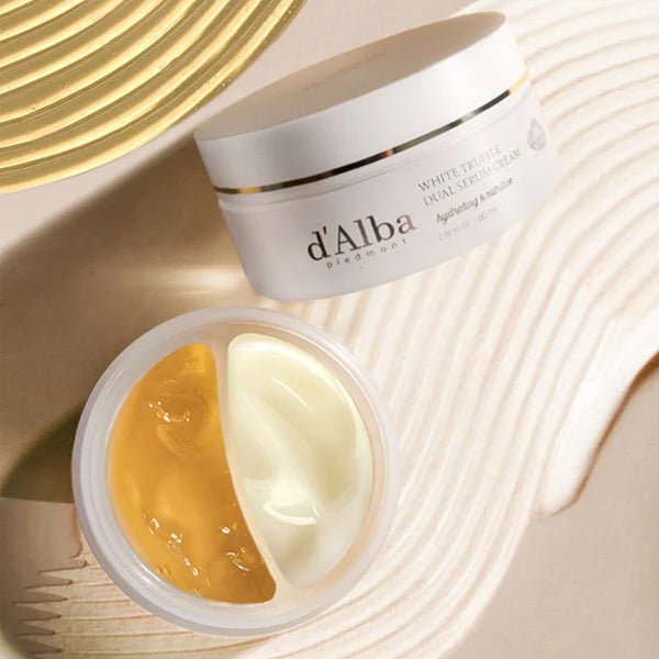 Krēms - serums ar baltās trifeles ekstraktu | d'Alba White Truffle Double Serum & Cream krēms - KOORE