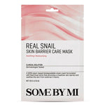 Lokšņu sejas maska ar gliemežu mucīnu | SOME BY MI Real Care Mask Snail Skin Barrier - KOORE