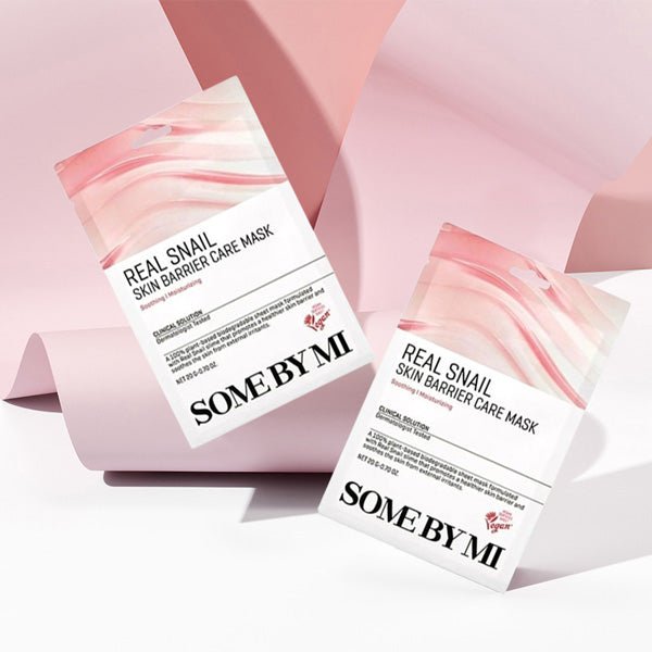 Lokšņu sejas maska ar gliemežu mucīnu | SOME BY MI Real Care Mask Snail Skin Barrier - KOORE