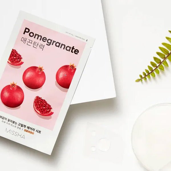 Lokšņu sejas maska ar granātābolu ekstraktu | MISSHA Airy Fit Sheet Mask Pomegranate - KOORE